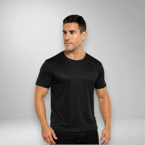Remera Deportiva - Negro - comprar online