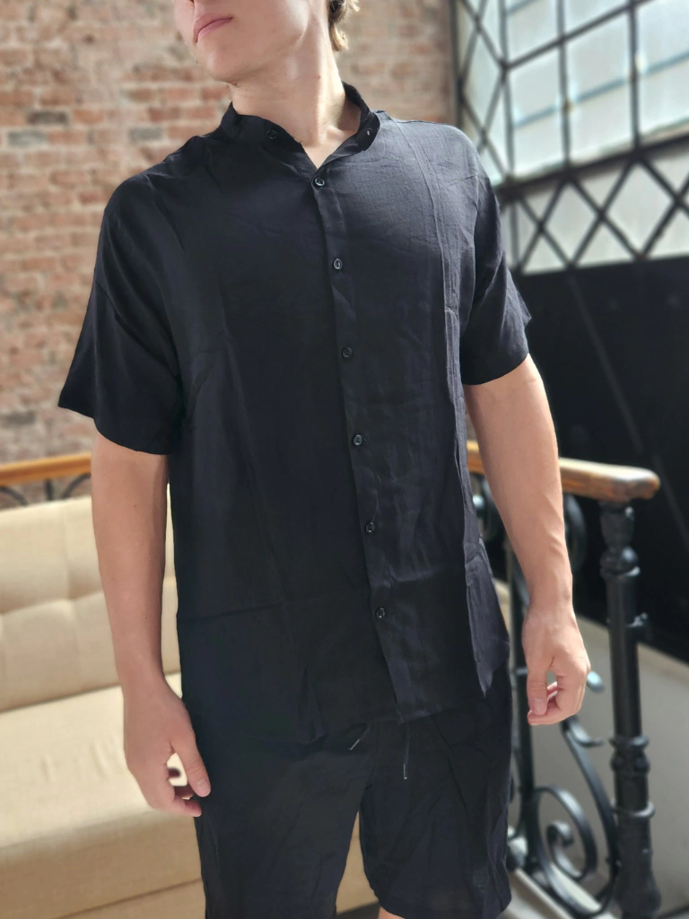 Camisa | Lino Negro