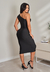 Vestido Midi Lua Ombro Só Festa Estilo I UN122 - loja online