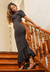 Imagem do Vestido Kim Midi Com Babado e Manga Festa Fashion I UN127