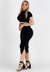 Conjunto Santorini Cropped Gola Alta e Saia Midi Luxury I UN31 na internet