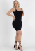Vestido Maitê Tubinho Duplo Alcinha I UN39 - Unnah Moda Feminina Balada