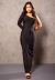 Vestido Feminino Longo Manga Só Elegante Fashion Festa I Z11 - loja online