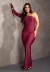 Vestido Feminino Longo Manga Só Elegante Fashion Festa I Z11 - loja online