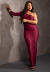 Vestido Feminino Longo Manga Só Elegante Fashion Festa I Z11 - comprar online