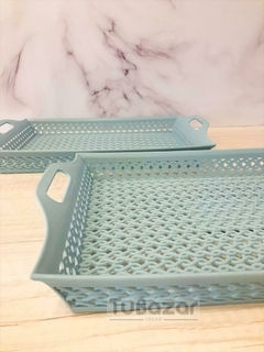Bandeja plástica calada - comprar online