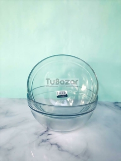 Bowl de vidrio apilable