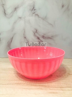 Bowl plastico a rayas mediano - tienda online