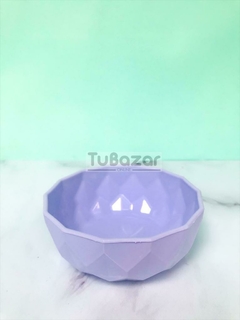 Bowl/ compotera chica facetado pastel x1 - comprar online