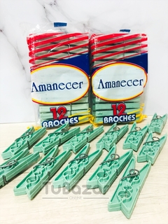 Broches plásticos pack x12 - comprar online