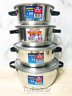Cacerola aluminio Alumar eco