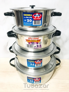 Imagen de Cacerola aluminio Alumar eco