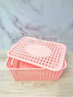Canasto con tapa rosas en internet