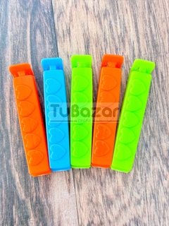Cierra bolsa corazon x5 - comprar online