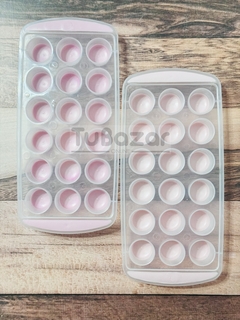 Cubetera silicona y plastico redonda - comprar online