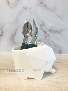 Imagen de Escurre cubiertos elefante