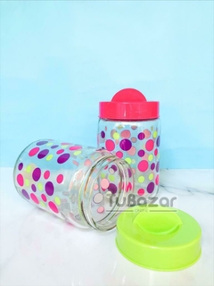Frasco de vidrio Daysal 720 cc decorado - comprar online