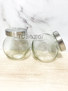 Frasco de vidrio 2 posiciones - Tu Bazar Online