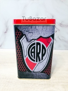 Lata rectangular con vertedor vinilo - tienda online