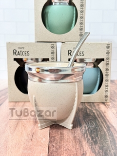 Mate raices con bombilla pvc - tienda online