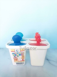Molde para helados x4