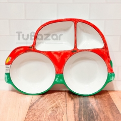 Plato infantil auto - Tu Bazar Online