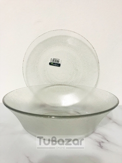 Ensaladera de vidrio Acquamarine - Tu Bazar Online