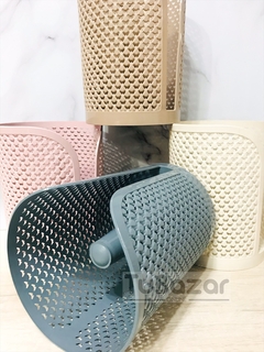 Porta rollo canasta plástico calado - Tu Bazar Online