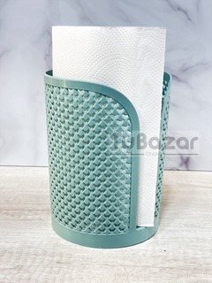 Porta rollo canasta plástico calado - tienda online