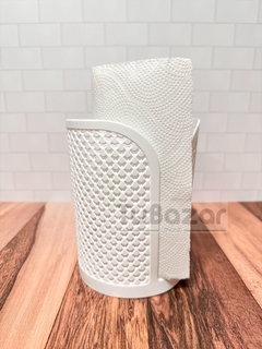 Porta rollo canasta plástico calado - Tu Bazar Online