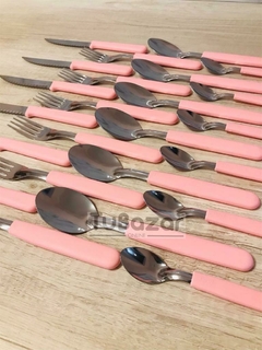 Cuchara Carol rosa pastel