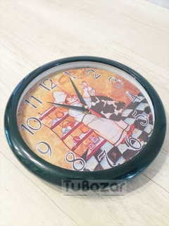 Reloj de pared cocinero 27 cm - comprar online