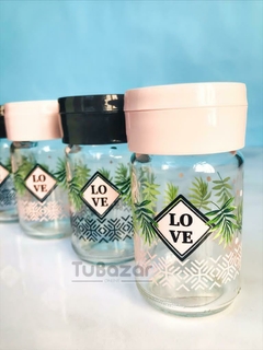 Salero de vidrio Love - comprar online