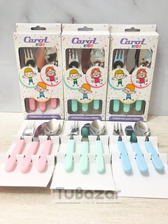 Set cubiertos Carol infantil 3 piezas en internet