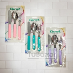 Set cubiertos Carol infantil 3 piezas - Tu Bazar Online