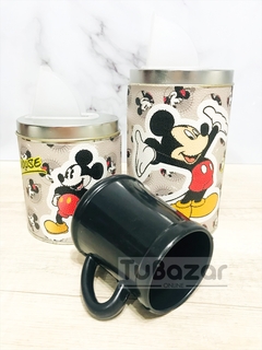 Set matero estampado (yerbera, azucarera y mate de plástico) - Tu Bazar Online