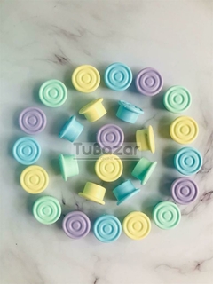 Tapa para botella círculos pastel - comprar online