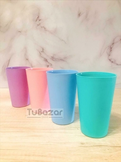 Vaso plástico pastel