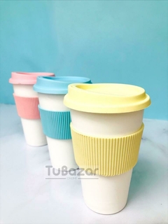 Vaso térmico simil starbucks pastel