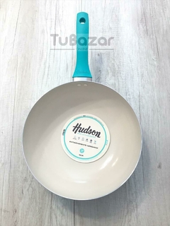 Imagen de Wok antiadherente Hudson pastel