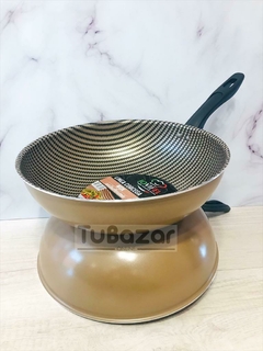 Wok antiadherente Jovifel Corcega 28 cm - Tu Bazar Online