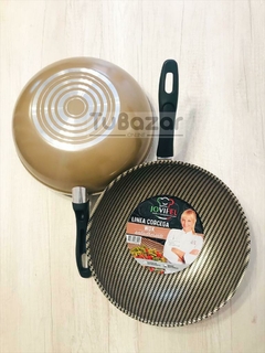 Imagen de Wok antiadherente Jovifel Corcega 28 cm