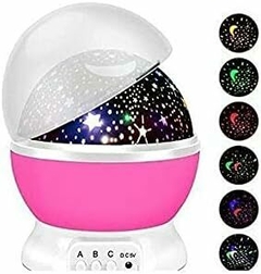 Imagen de Lampara Proyector Mágico Buro Estrellas Niños Rgb Led