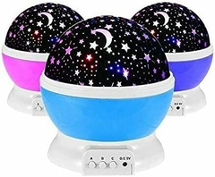 Lampara Proyector Mágico Buro Estrellas Niños Rgb Led