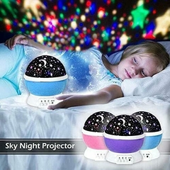 Lampara Proyector Mágico Buro Estrellas Niños Rgb Led en internet
