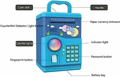 Caja Fuerte Para Niños Banco Electrónico Huella Dactilar Pig