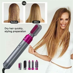 Secador 5 En 1 Peine De Pelo Profesional Multifuncional