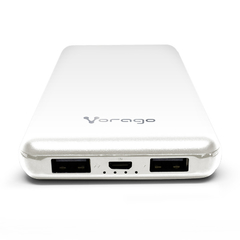 POWER BANK VORAGO PB-401 BLANCO 10,000 MAH 2 PUERTO USB 1.0A 2.1 - comprar en línea
