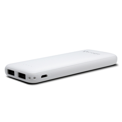 POWER BANK VORAGO PB-301 5,000 MAH 2 PUERTOS 1A/2.1A BLANCO - comprar en línea