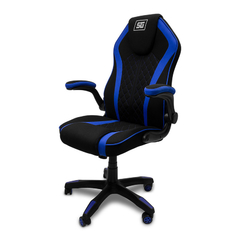 SILLA VORAGO START THE GAME TELA NEGRO/AZUL BRAZOS ABATIBLES CGC300-BL en internet